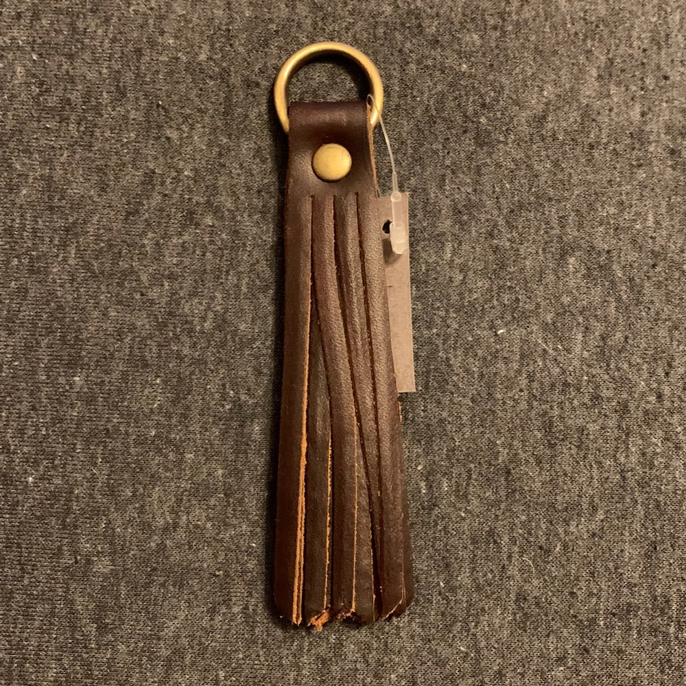 Portland Leather Goods Grizzly Tassel Keychain